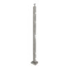 WRC-P42F 316 Stainless Steel Top-Mount Square Post for Cable Railing - 42" for Flat Areas