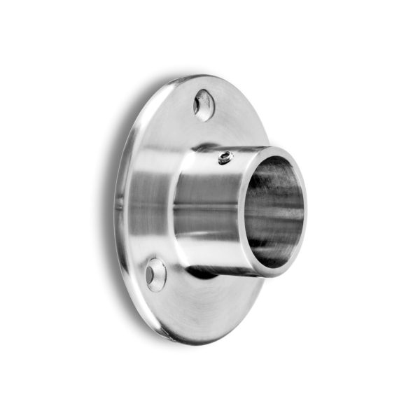316 Stainless Steel End Flange for 1-1/2″ Diameter Round Rail