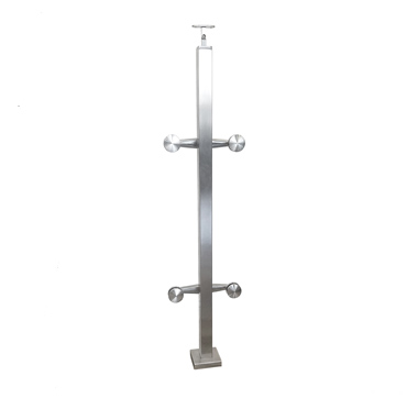 316 Stainless Steel Top-Mount Post for Glass Railings with ‘Spiders’ – Mid Post