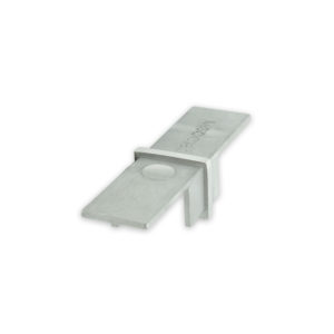 WRG-SMTC180 EXCLUSIVE - 316 Stainless Steel Mid or 180° Connector for 1" x 3/4" Rectangular Top Cap Rail for Glass Railing