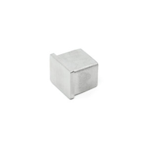 WRG-SMTCEND EXCLUSIVE - 316 Stainless Steel End Cap for 1" x 3/4" Rectangular Top Cap Rail for Glass Railing