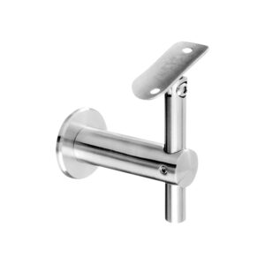316 Stainless Steel Handrail Round Bracket for Wall - Compatible with 1-1/2" Round Rail - Model A