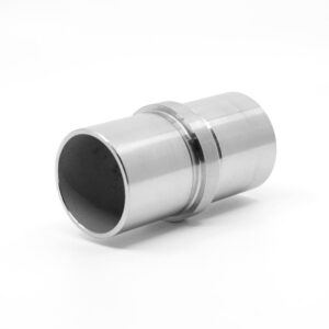 316 Stainless Steel Mid, 180° Connector, or Splicer for 1-1/2" Diameter Round Rail
