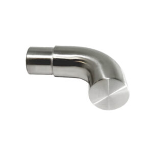 316 Stainless Steel End Scroll Return for 1-1/2" Diameter Round Rail